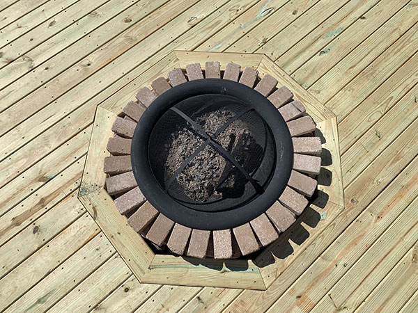 Repair Masterz Deck build with Fire Pit